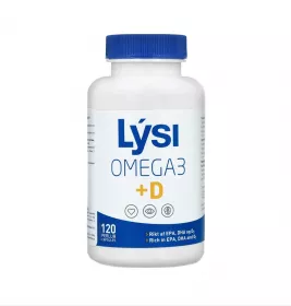 Омега-3 LYSI с витамином D капс. 500мг №120 банка
