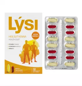 Омега-3 LYSI Health duet с мультивитаминами комплекс капс. 1000мг №64