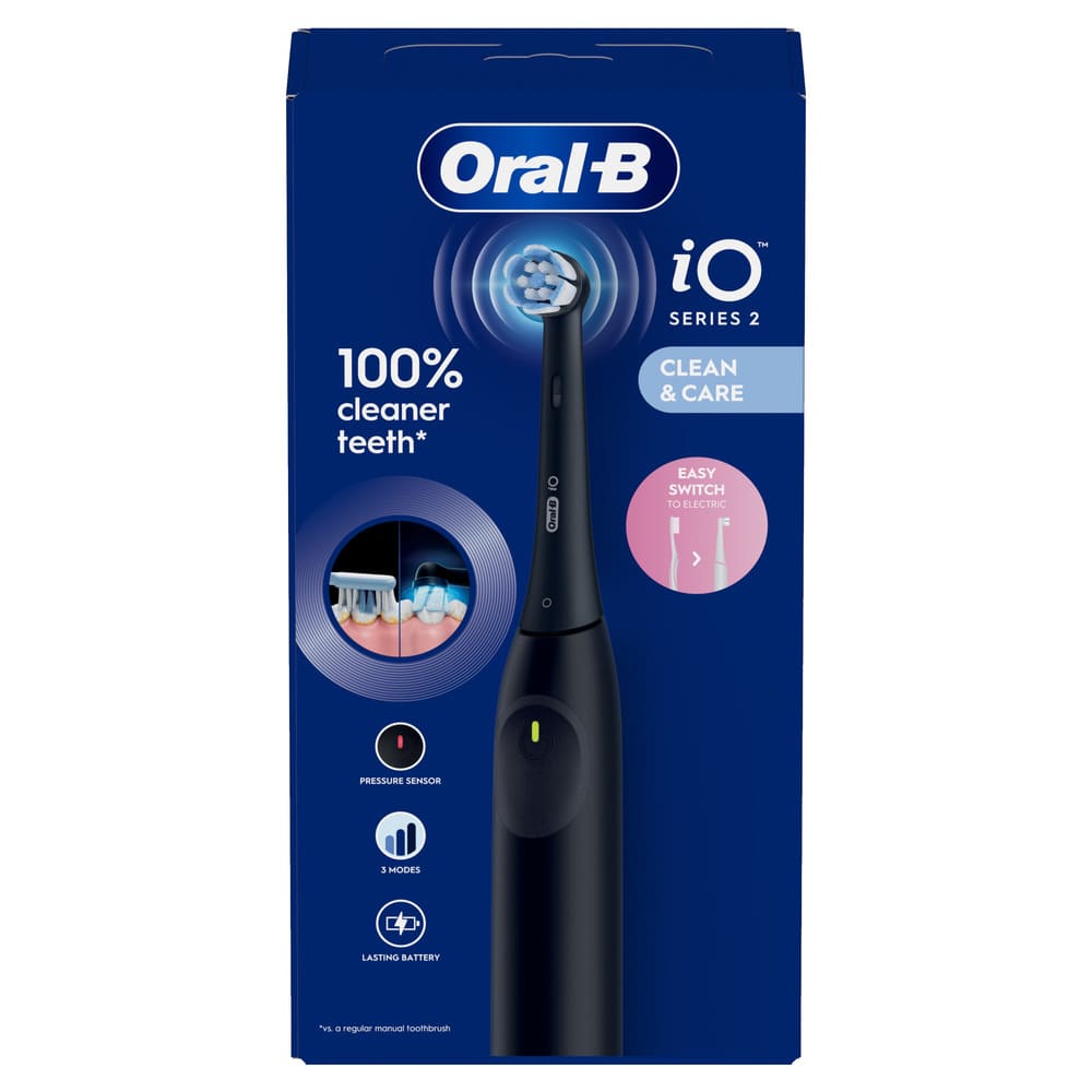 Зубная щетка ORAL-B iO Series 2 электрическая iOS2.1C9.0 тип 3770 Night Black Зубная щетка ORAL-B iO Series 2 электрическая iOS2.1C9.0 тип 3770 Night Black