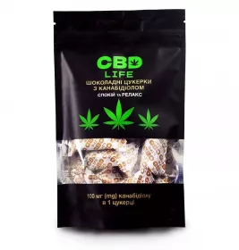 Цукерки CBD life шоколадні з канабідіолом №10