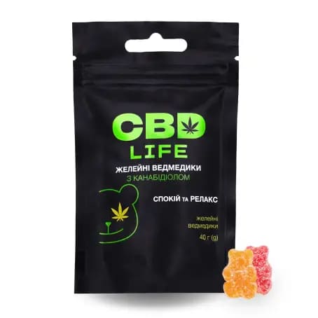 Канабідіол CBD life Желейні ведмедики 40г
