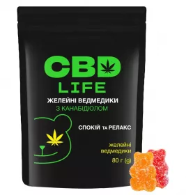 Канабідіол CBD life Желейні ведмедики 80г