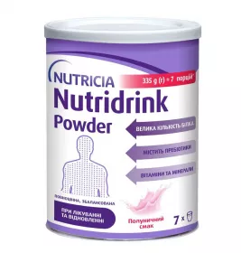 Нутридринк Nutridrink Powder клубника 335г