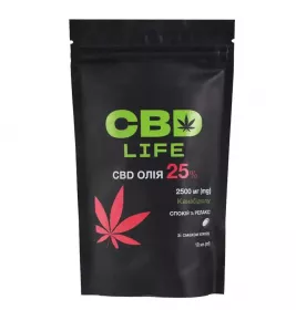 Каннабидиол CBD life масло 25% спрей флак. 10мл Кокос
