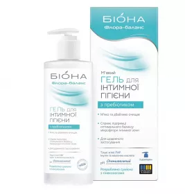Гель Биокон Биона Флора-баланс для интимной гигиены с пребиотиком 275мл