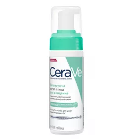 Пенка CeraVe балансирующая легкая для норм., комб. и чувст. кожи лица 148мл