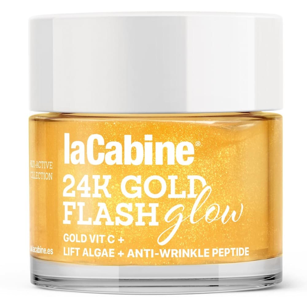 *Крем-гель LaCabine 24K Gold Flash із мікрочастинками золота для миттєвого сяйва шкіри 50мл
