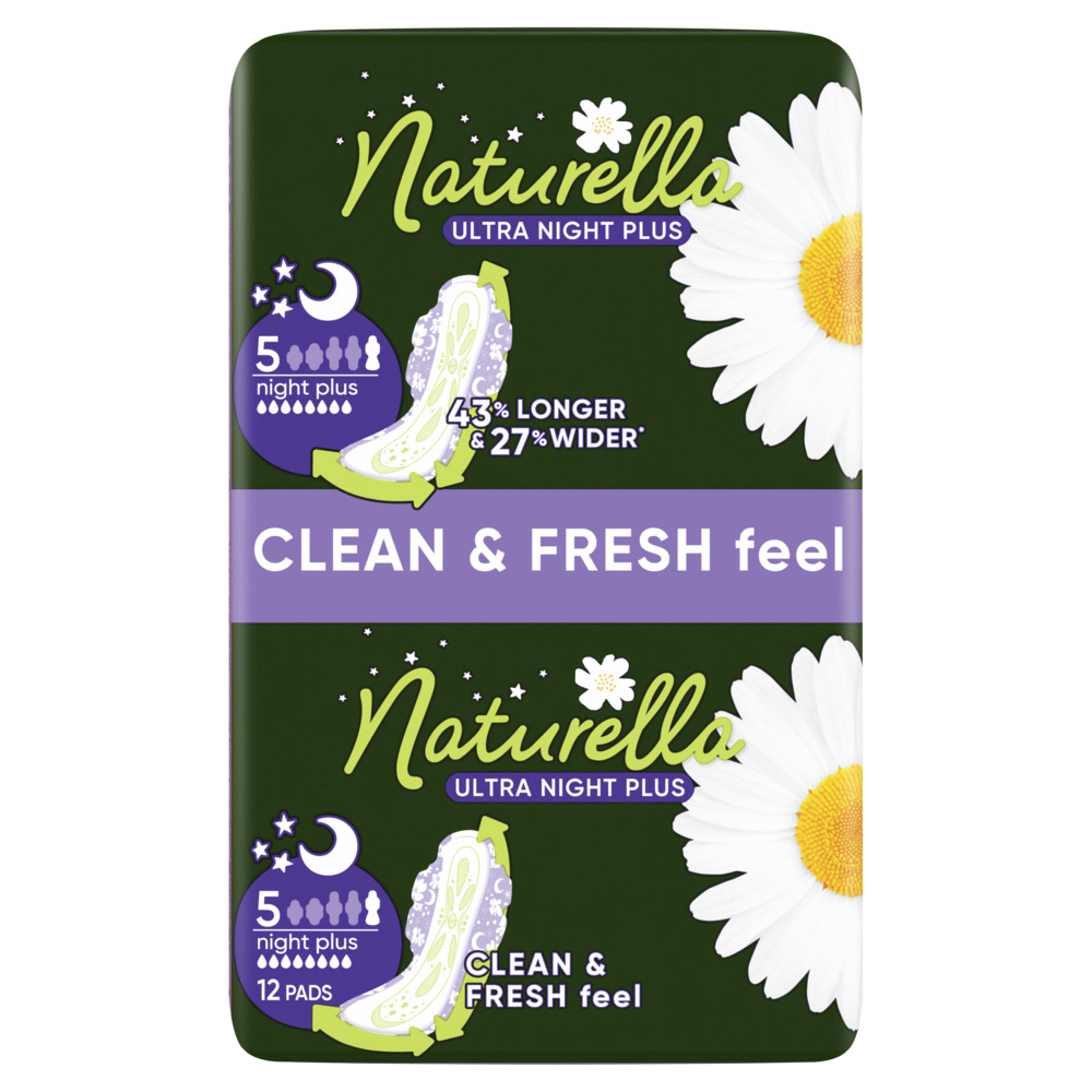 Прокладки Naturella Camomile Night Plus Duo №12