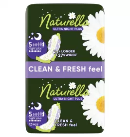 Прокладки Naturella Camomile Night Plus Duo №12