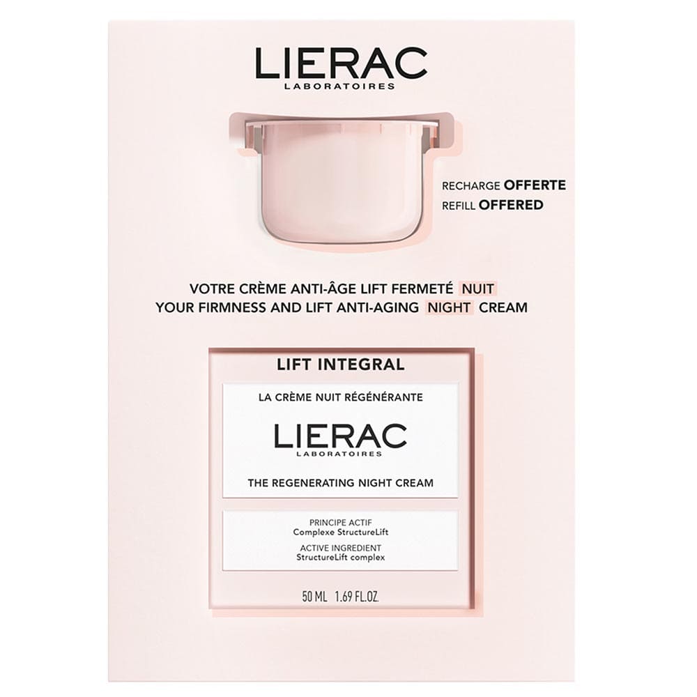 *Набор Lierac Лифт Интеграль крем ночной 50мл + сменный блок 50мл