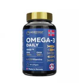 NORDWAY Daily OMEGA-3 1000мг капс. №30