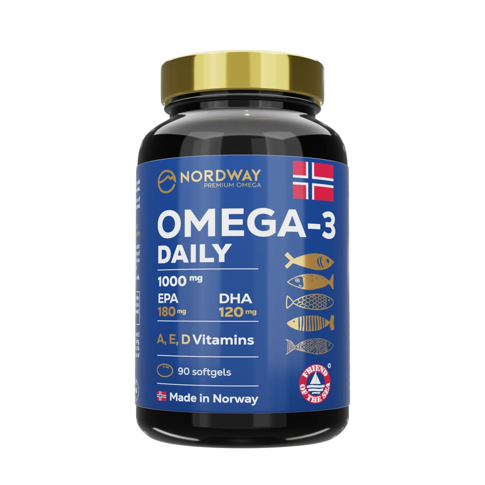 NORDWAY Daily OMEGA-3 1000мг капс. №90