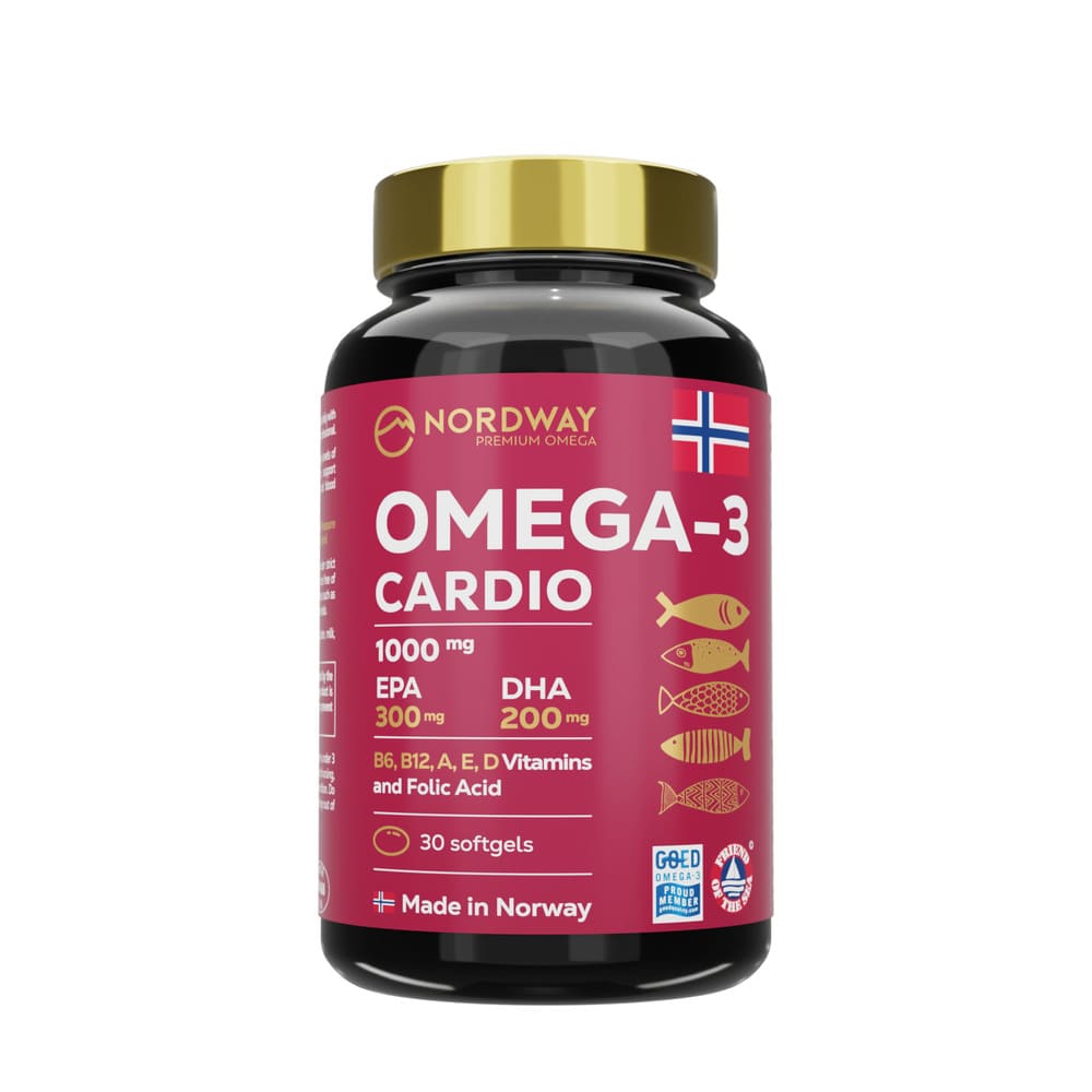 NORDWAY Cardio OMEGA-3 1000мг капс. №30 NORDWAY Cardio OMEGA-3 1000мг капс. №30
