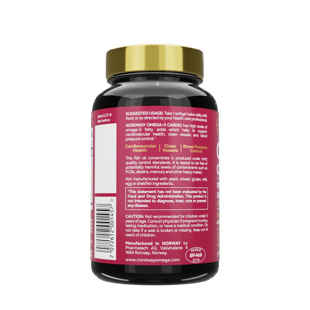 NORDWAY Cardio OMEGA-3 1000мг капс. №30