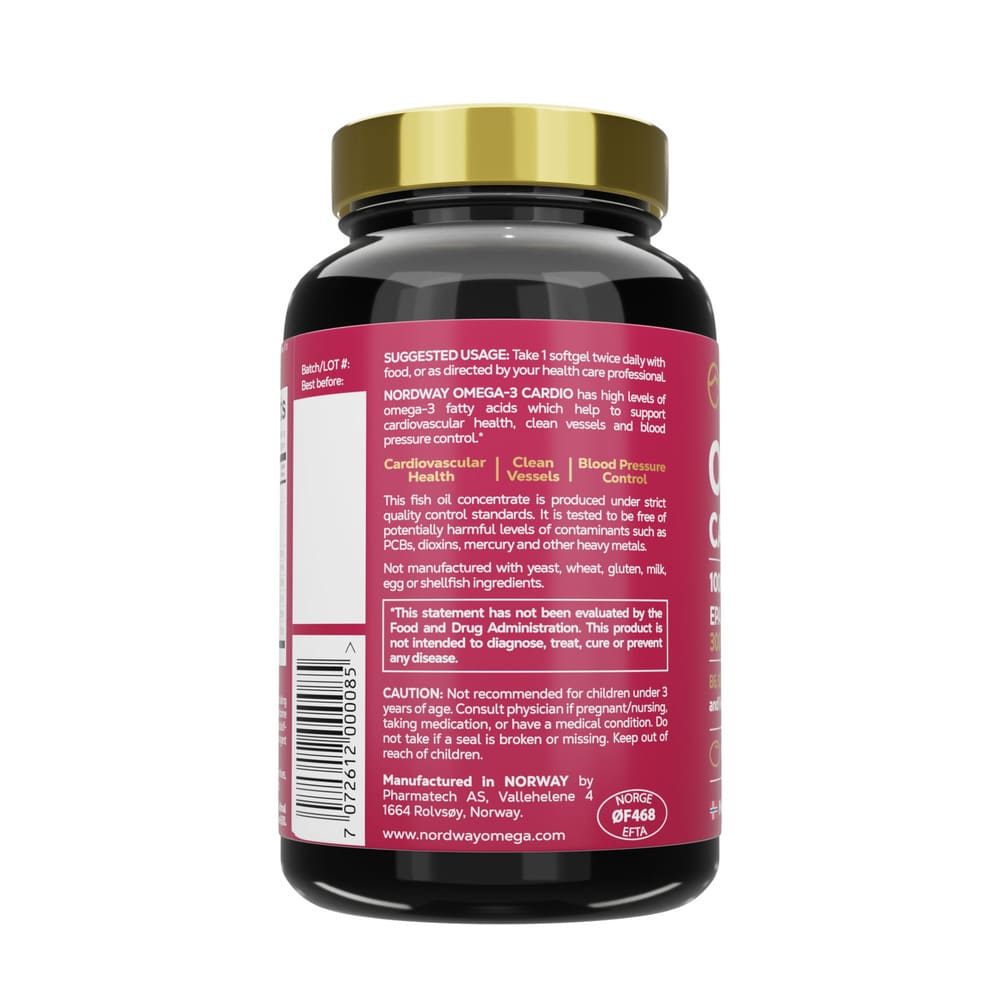 NORDWAY Cardio OMEGA-3 1000мг капс. №90