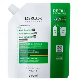 Шампунь Vichy Деркос Рефіл дерматол. п/лупи д/сух. волосся та подразн.чутл. шкіри голови 390мл