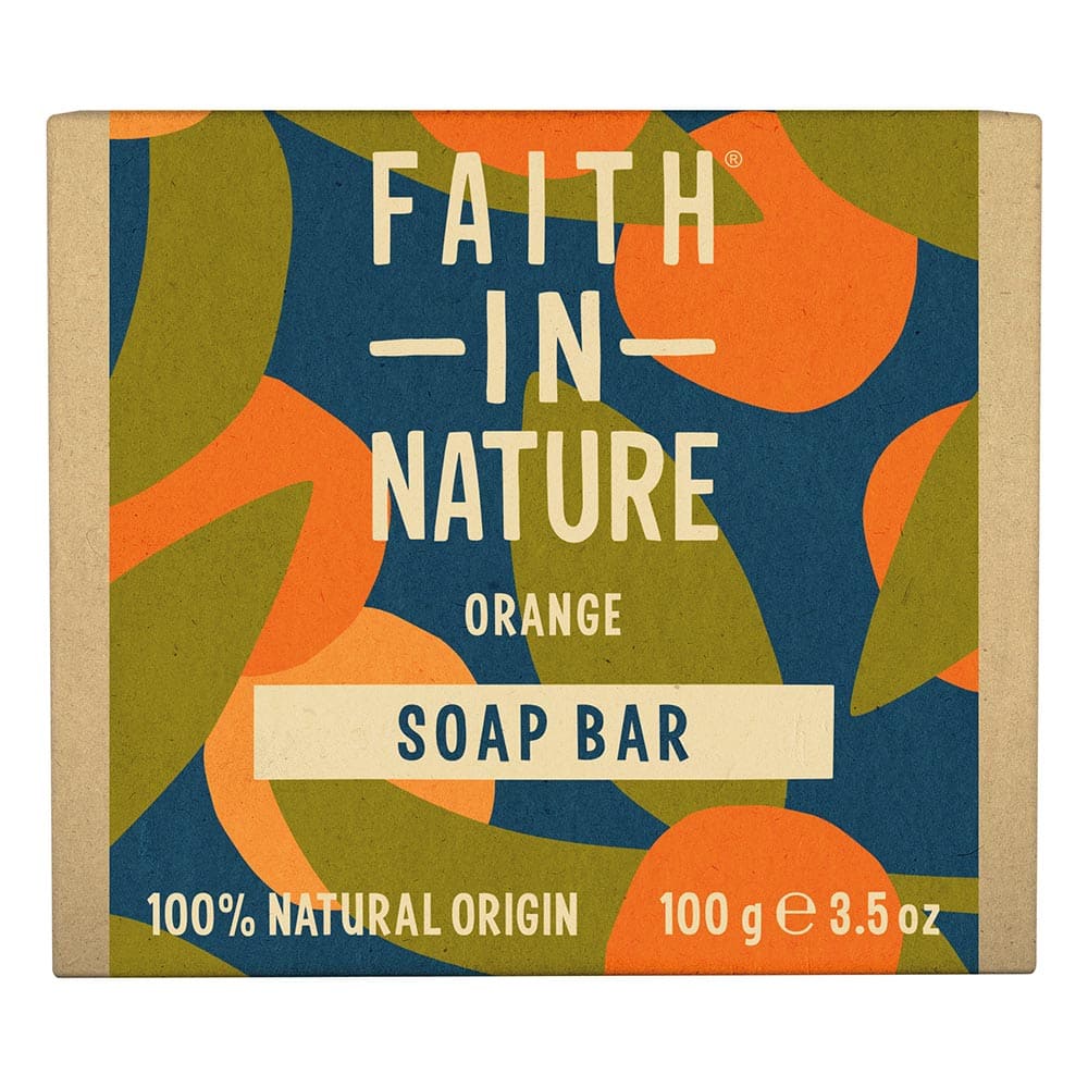 Мыло Faith in Nature натуральное твердое с апельсином 100г
