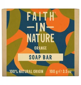 Мыло Faith in Nature натуральное твердое с апельсином 100г