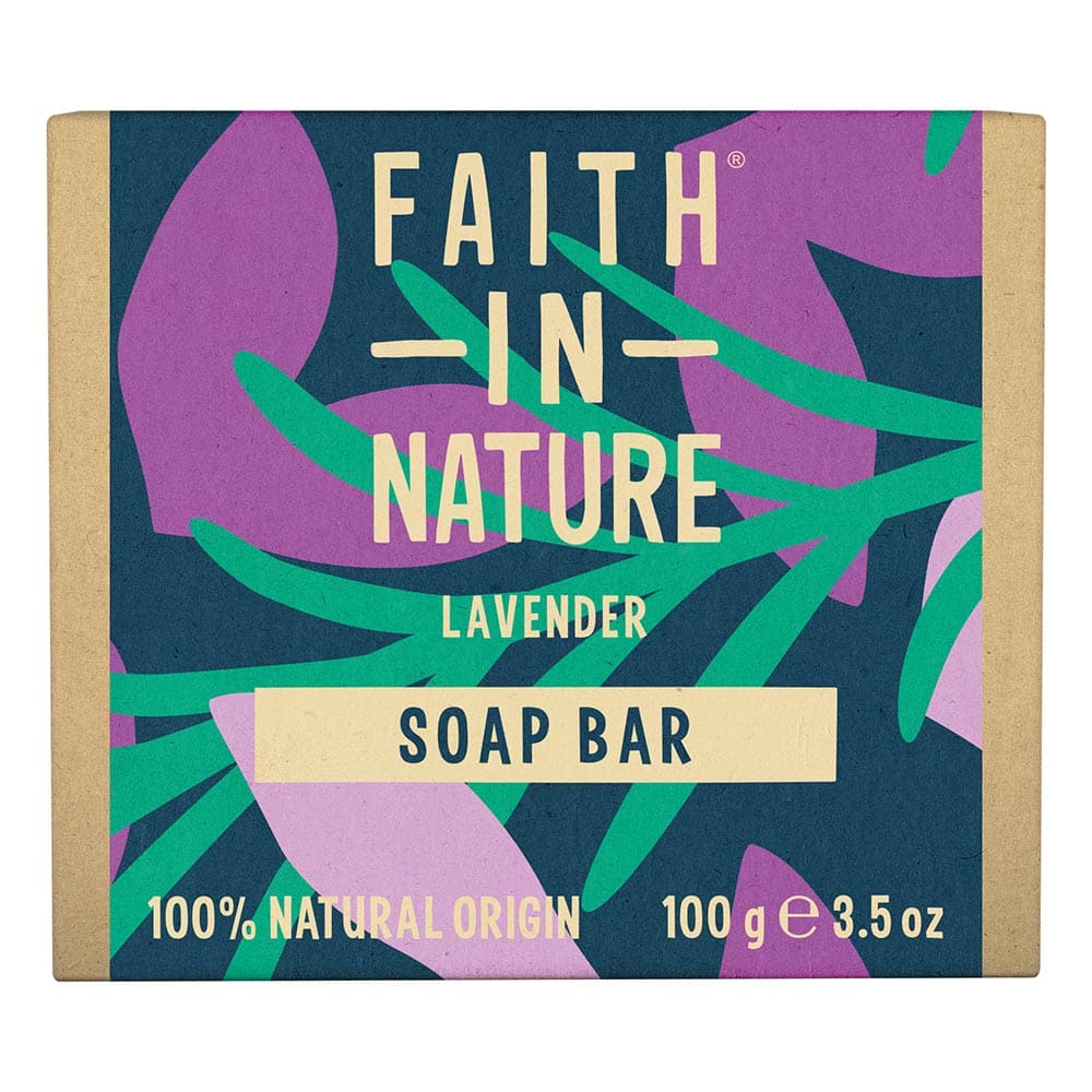 Мыло Faith in Nature натуральное твердое с лавандой 100г