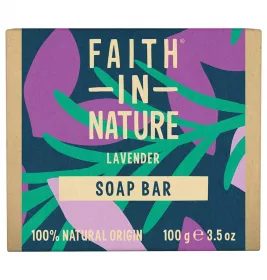 Мыло Faith in Nature натуральное твердое с лавандой 100г