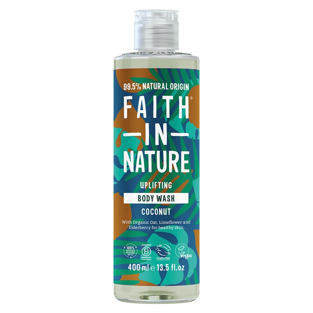 Гель для душа Faith in Nature натуральный с кокосом 400мл