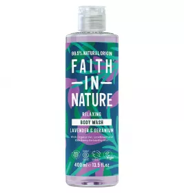 Гель для душу Faith in Nature натуральний з лавандою та геранню 400мл