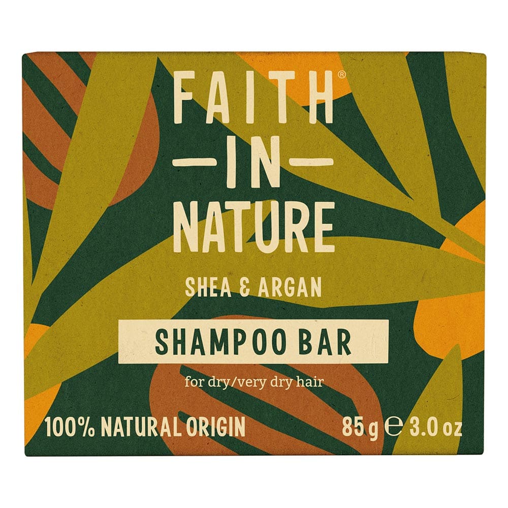 Шампунь Faith in Nature натуральний твердий з ши та арганою 85г