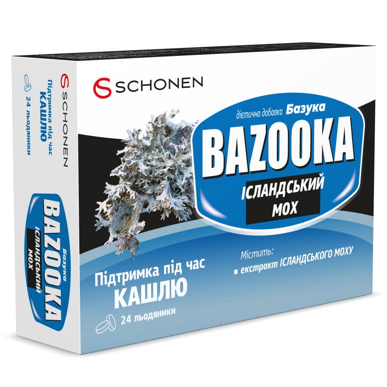 Базука Ісландський мох льодяники №24