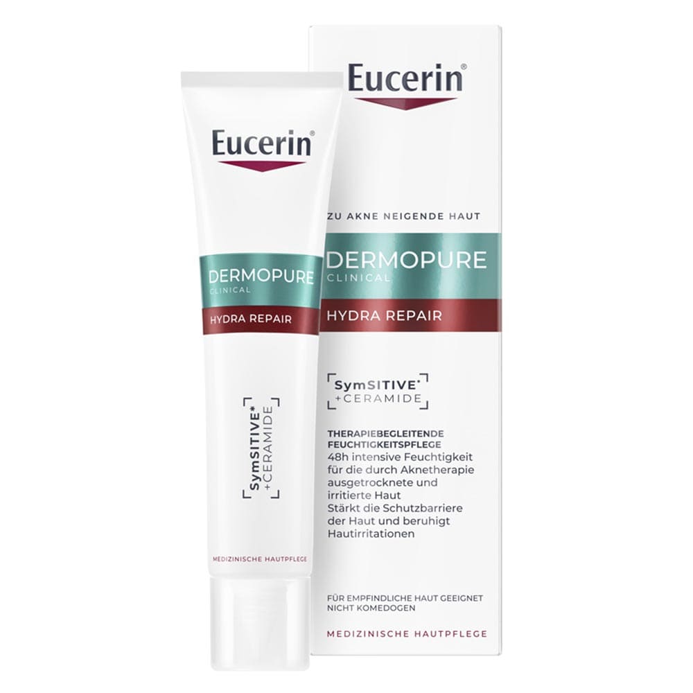 Средство Eucerin 99308 ДермоПьюр Клиникал успокаивающее увлажняющее д/проблемной кожи 40мл Средство Eucerin 99308 ДермоПьюр Клиникал успокаивающее увлажняющее д/проблемной кожи 40мл
