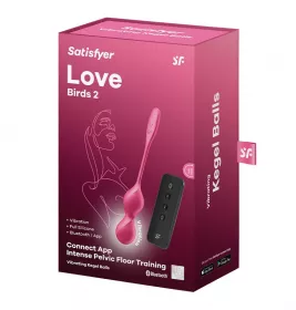 Вагінальні смарт-кульки з вібрацією SATISFYER LOVE BIRDS 2