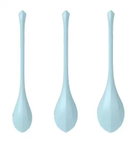 Набір вагінальних кульок SATISFYER YONI POWER 2 блакитні 3 шт.