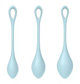 Набір вагінальних кульок SATISFYER YONI POWER 2 блакитні 3 шт.