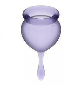 Набір менструальних чаш SATISFYER FEEL GOOD лавандові 2 шт.