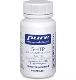 PURE 5-HTP Гідрокситриптофан 100мг капс. №60