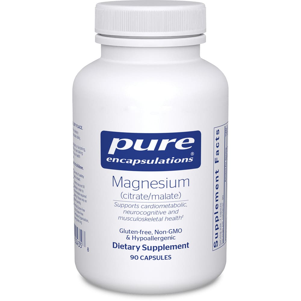 PURE Магній (цитрат/малат) 120мг капс. №90