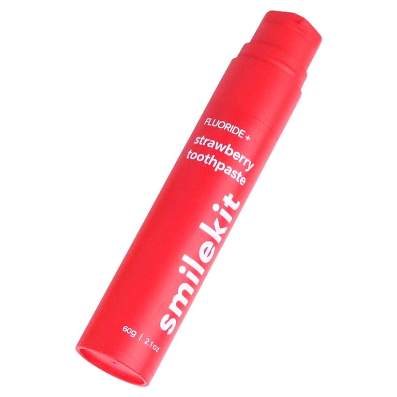 Зубна паста SmileKit Fluoride+ з фторидом та смаком полуниці 60г