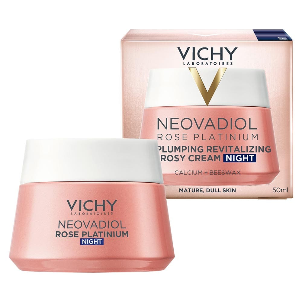 Крем для обличчя Vichy Неовадіол Роуз Платініум нічний для відновлення пружності зрілої та тьмяної шкіри 50мл