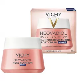 Крем для обличчя Vichy Неовадіол Роуз Платініум нічний для відновлення пружності зрілої та тьмяної шкіри 50мл