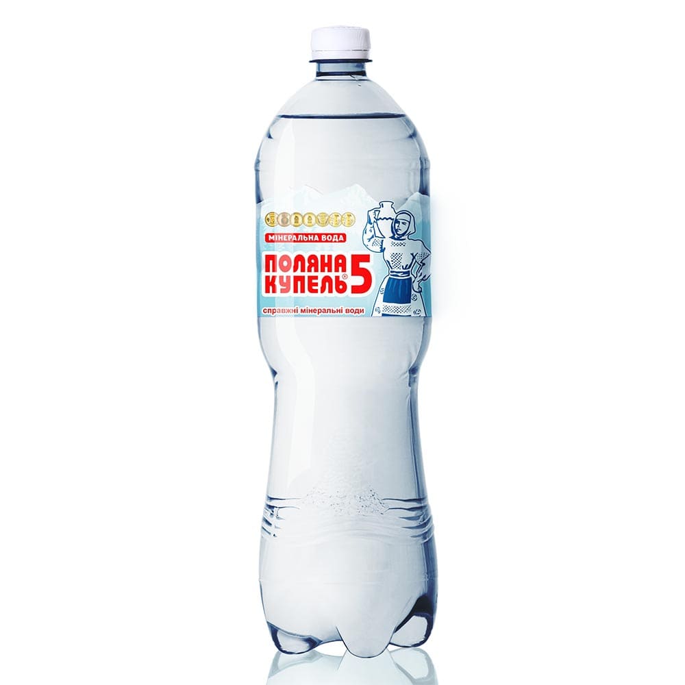 Вода Поляна Купель-5 газована 1л (Алекс)