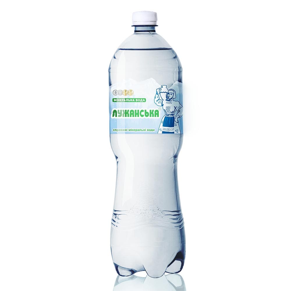 Вода Лужанская газированная 1л (Алекс)