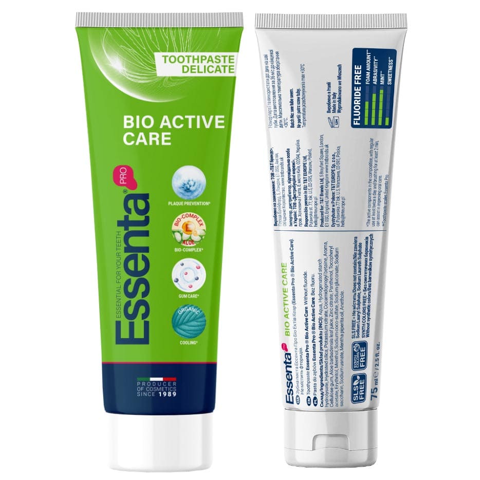 Зубна паста Essenta Pro Bio Active Care 75мл