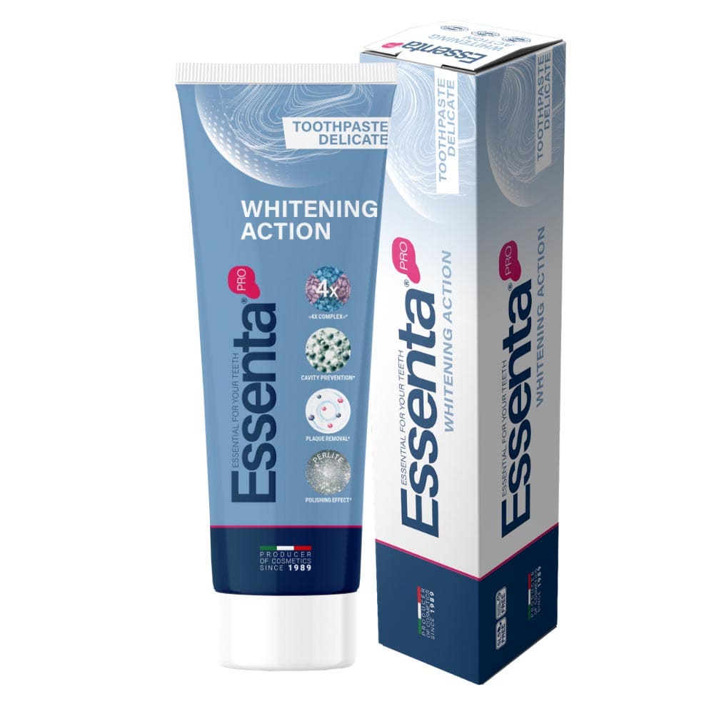 Зубна паста Essenta Pro Whitening Action 75мл