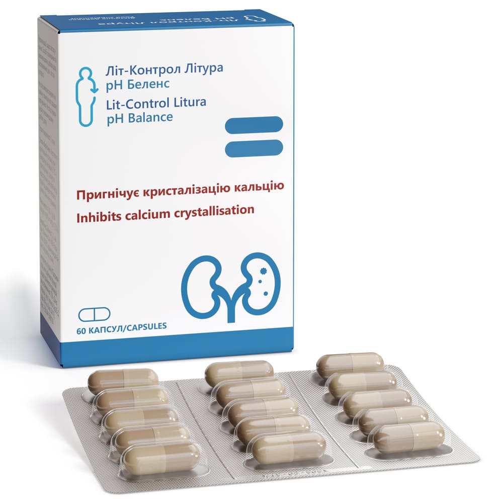 *Лит-Контрол Литура рН Беленс капс. №60