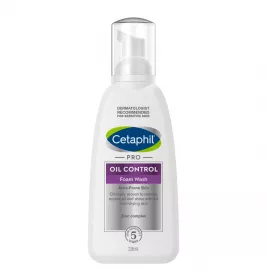 Пінка Cetaphil PRO Oil Control очищувальна для чутливої, масної та схильної до акне шкіри обличчя 236мл