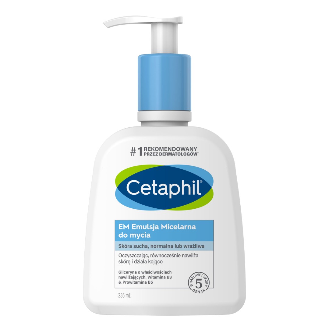 Емульсія Cetaphil міцелярна для очищення нормальної, сухої та чутливої шкіри 236мл