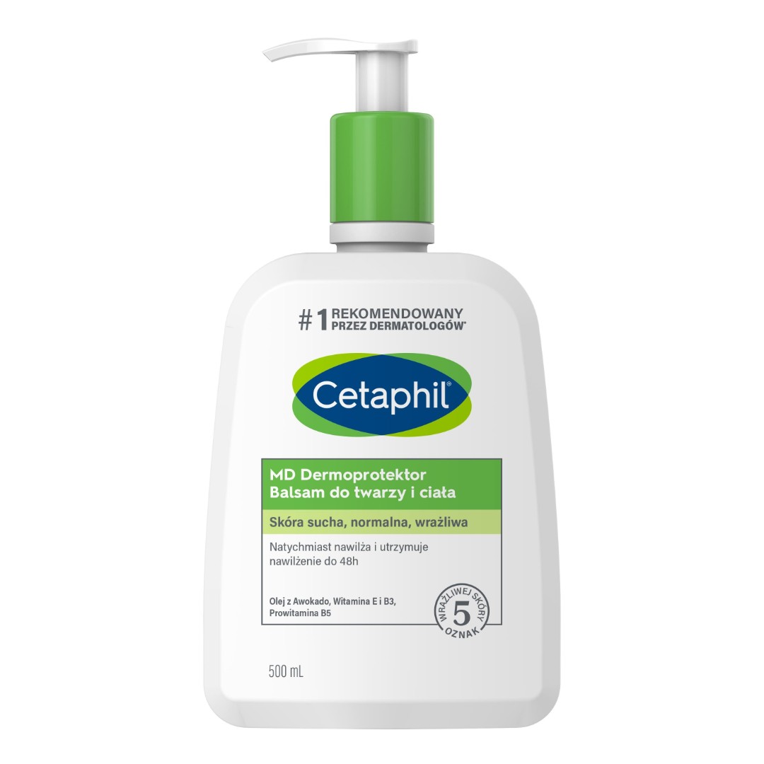 Бальзам Cetaphil зволожувальний для сухої, нормальної та чутливої шкіри обличчя і тіла 500мл