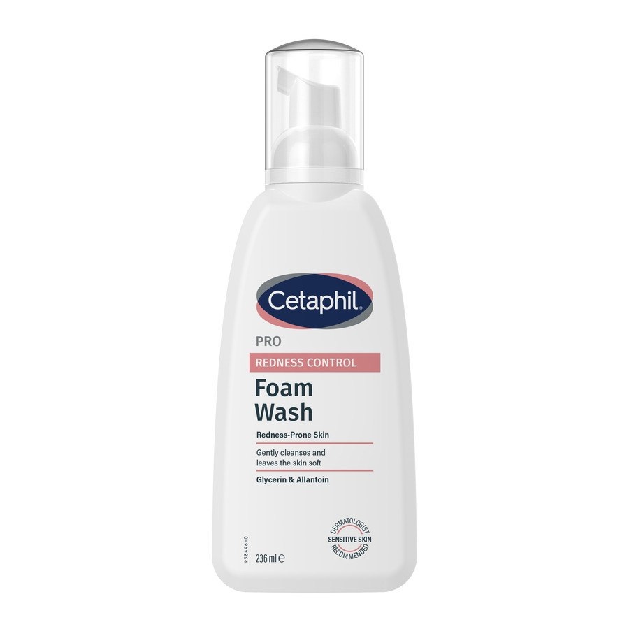 Пінка Cetaphil PRO Redness Control очищувальна для чутливої шкіри обличчя, схильної до почервонінь 236мл
