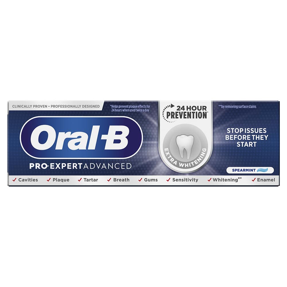 Зубна паста ORAL-B Pro-Expert Extra Whitening Додаткове відбілювання 75мл