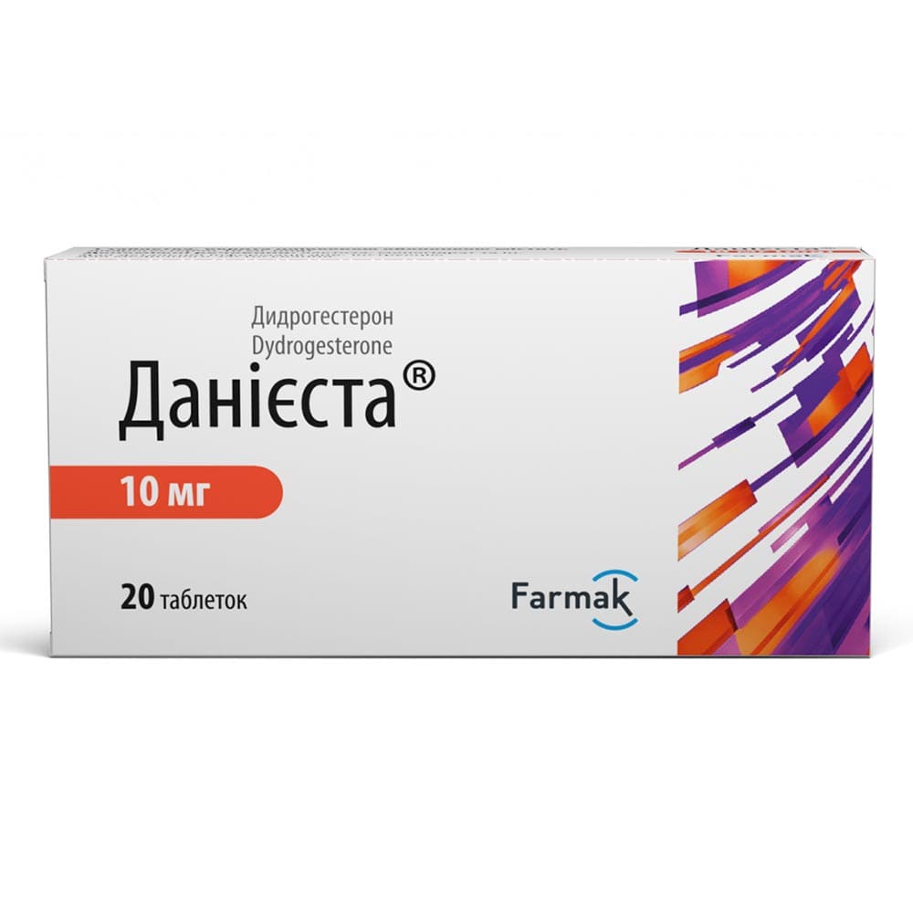 Данієста табл. вкр/пл.об. 10мг №20