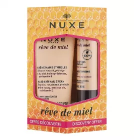 *Набор NUXE Медовая мечта Стик для губ 4г + Крем для рук 30мл